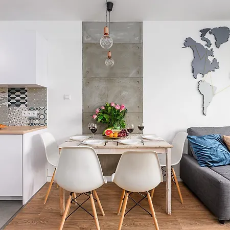 Lejlighed Lumina I Bright Apartment In Warsaw I Near Vistula River